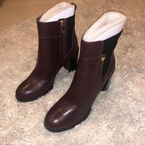 Tommy Hilfiger mulberry high heel boots